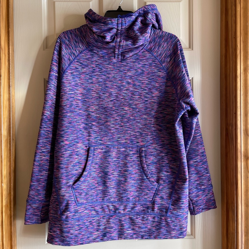 Calvin Klein Performance Fleece Lined Multi Colored Hoodie  Size XL